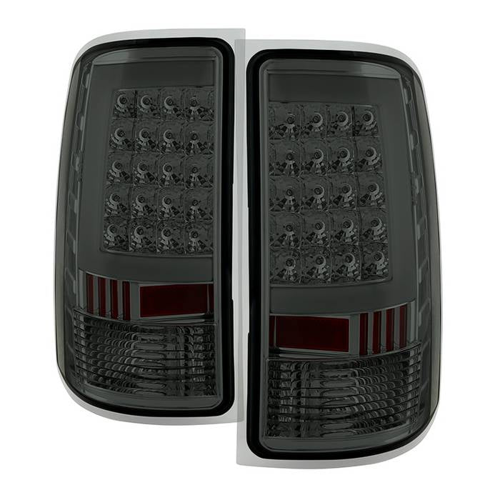 ( xTune ) GMC Sierra 1500 07-13  2500HD/3500HD 07-14 (does not fit 3500HD Dually Models) LED Tail Lights - Smoke