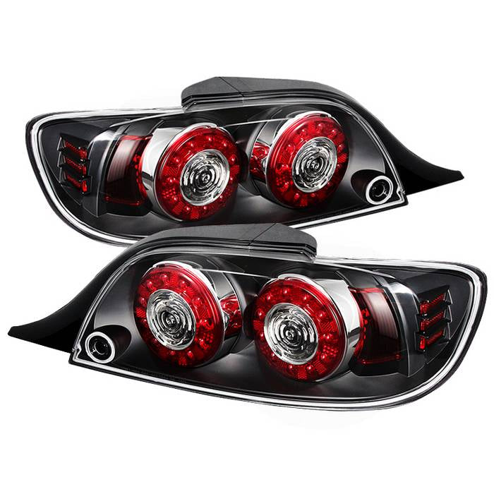 ( xTune ) Mazda RX-8 04-08 LED Tail Lights - Black