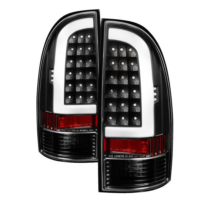 ( xTune ) Toyota Tacoma 05-15 Light Bar LED Tail Lights (not compatible with factory equipped led tail lights) - Black
