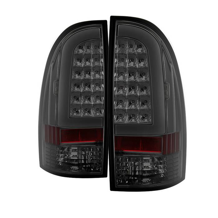 ( xTune ) Toyota Tacoma 05-15 Light Bar LED Tail Lights (not compatible with factory equipped led tail lights) - Black