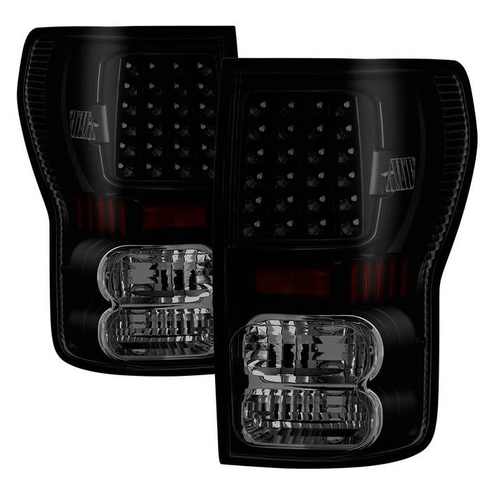( xTune ) Toyota Tundra 07-13 LED Tail lights - Black Smoke