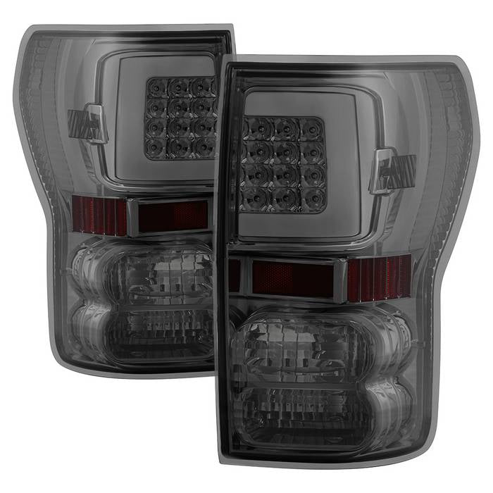 ( xTune ) Toyota Tundra 07-13 Light Bar LED Tail lights - Smoke