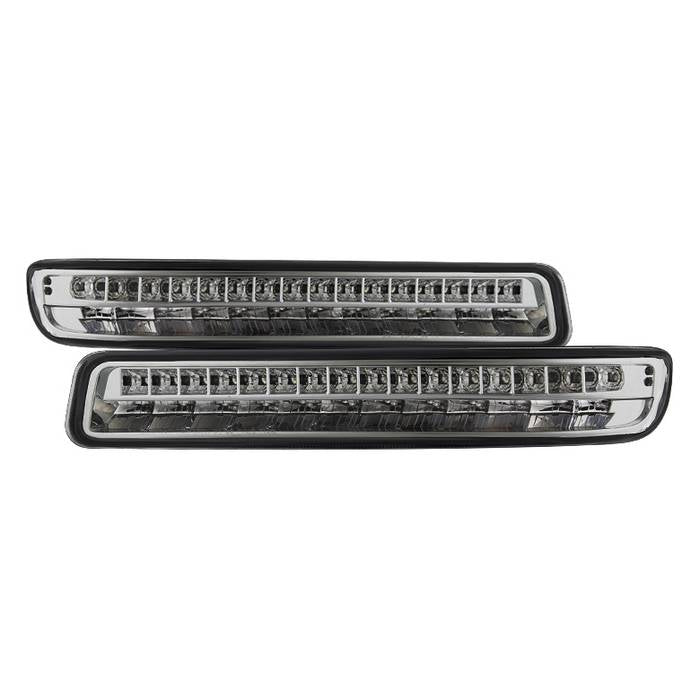 ( xTune ) GMC Sierra 99-06 ( Don‘t fit Denali Model ) / Yukon 00-06 ( Don‘t fit Denali Model ) Full LED Bumper Lights - Chrome