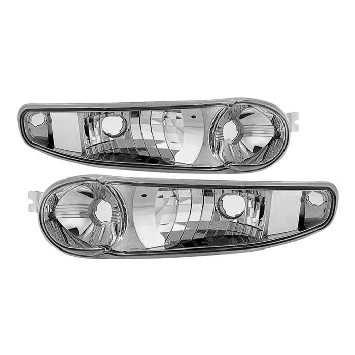 ( xTune ) GMC Sierra Denali 00-06 / Yukon Denali 00-06/ Yukon Denali XL 00-06 ( Don‘t fit w/o Denali Model ) Bumper Lights - Clear