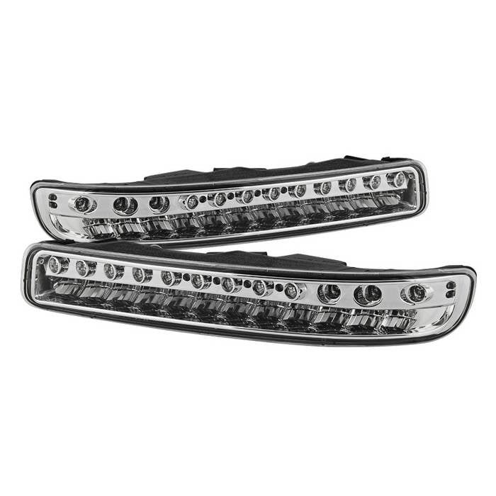 ( Akkon ) GMC Sierra 99-06  ( Don‘t fit Denali Model )  / Yukon 00-06 ( Don‘t fit Denali Model ) Full LED Bumper Lights  - Chrome