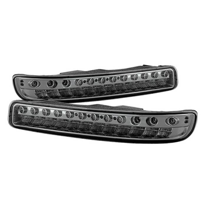 ( Akkon ) GMC Sierra 99-06  ( Don‘t fit Denali Model )  / Yukon 00-06 ( Don‘t fit Denali Model ) Full LED Bumper Lights  - Smoke