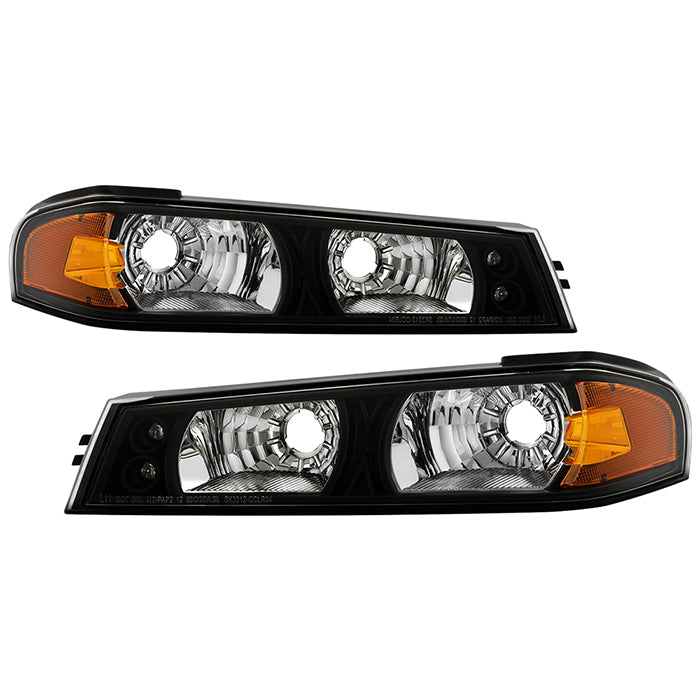 Xtune Chevy Colorado 04-12 / GMC Canyon 04-12 Bumper Lights Black