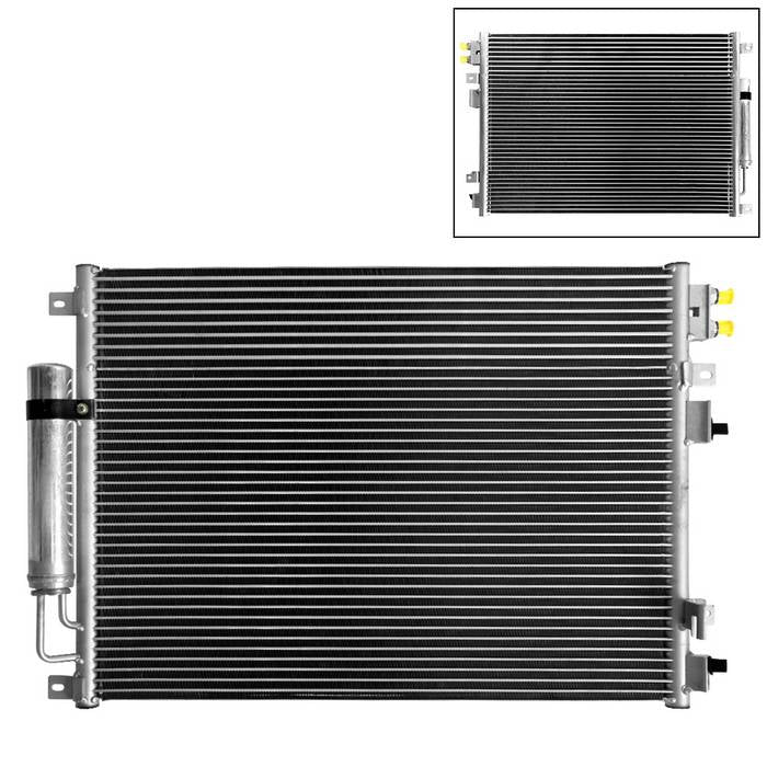 ( xTune ) A/C Condenser For Chrysler 300 05-10 / Dodge Challenger 09-16 / Charger 06-16 / Magnum 05-08 CH3030210