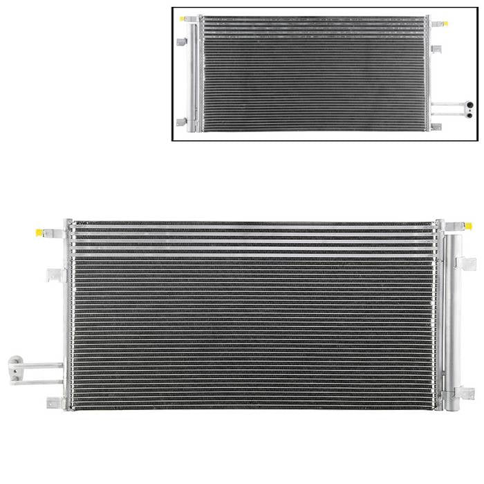 ( xTune ) A/C Condenser For Chevy Silverado 1500 14-16 / GMC Sierra 14-16 / Tahoe 15-16 Cadillac Escalade 15-16 GM3030306