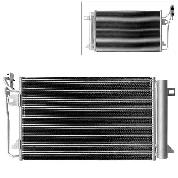 ( xTune ) A/C Condenser For Ford Fusion 10-12 / Lincoln MKZ 11-12 / Mercury Milan 10-11 FO3030223