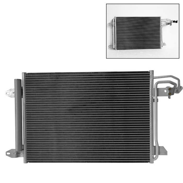 ( xTune ) A/C Condenser For VW Jetta 05-10 / Golf 05-14 / Audi A3 06-13 / TT 08-14 VW3030127