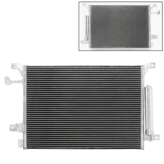( xTune ) A/C Condenser For 10-14 Ford Mustang AC Condenser DPI 3791