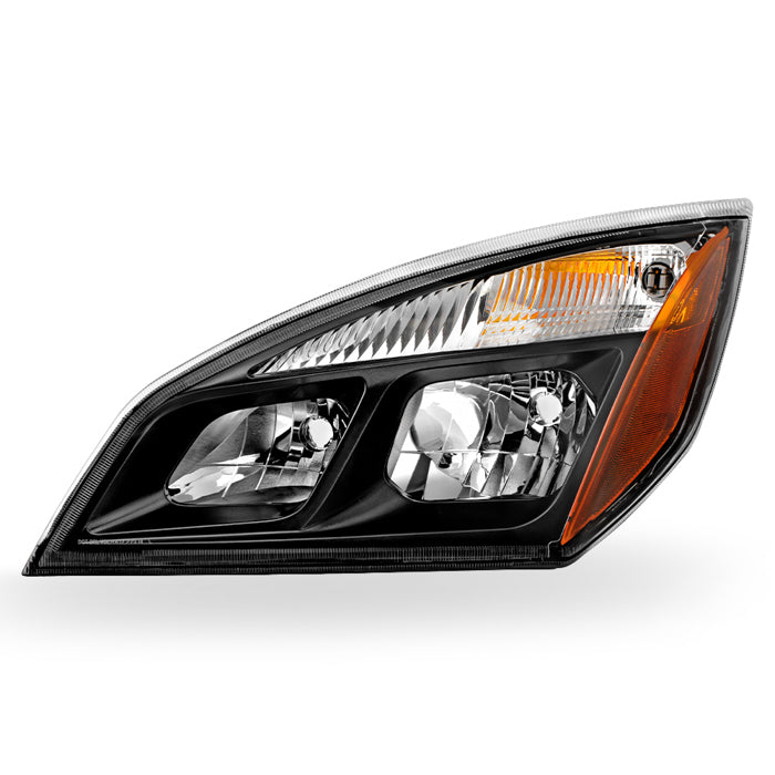 Freightliner Cascadia 126 18-up OEM Headlights - Black (Driver Side)