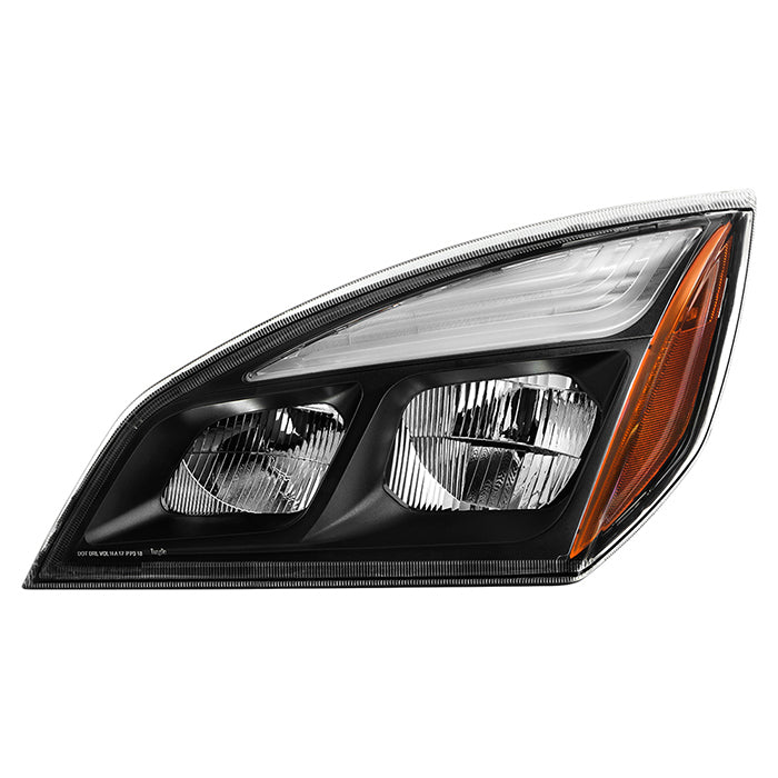 ( xTune ) Freightliner Cascadia 126 2018-up OEM LED Headlight - Low Beam-LED ; High Beam-LED ; Signal-LED - Driver Side