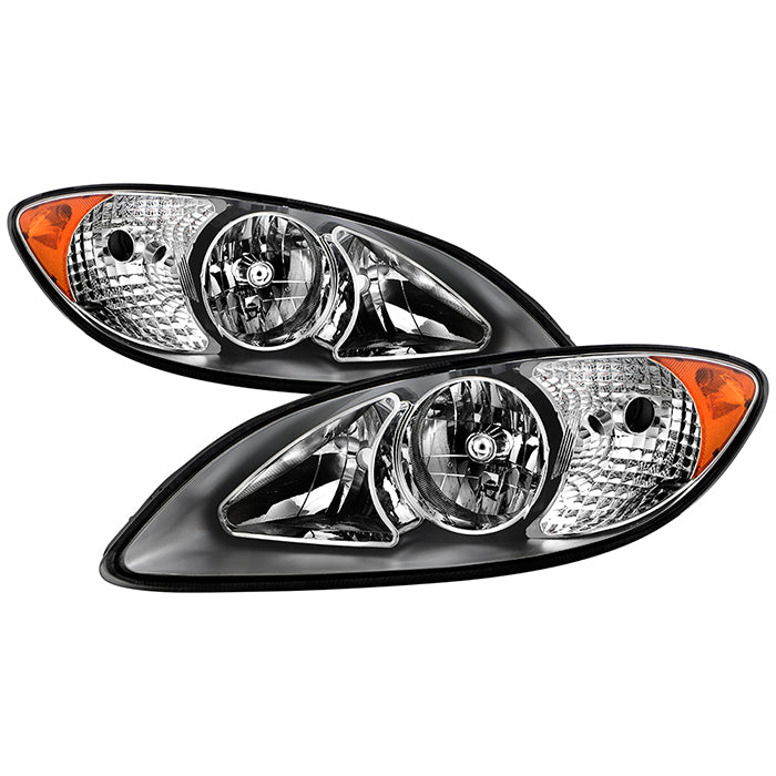 ( xTune ) International Prostar 08-14 Headlights - Low Beam-HB4(Not Included) ; High Beam-HB3(Not Included) ; Signal-3157(Not Included) - silver grey no bulb Left + Right