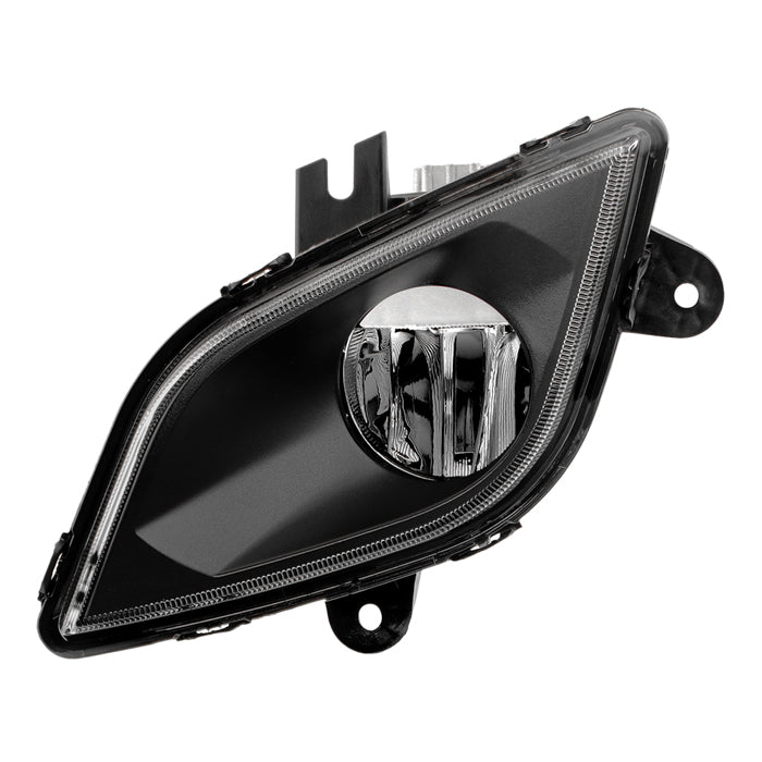 Freightliner Cascadia 126 18-up fog lamp LED black OE design 12V LH dot