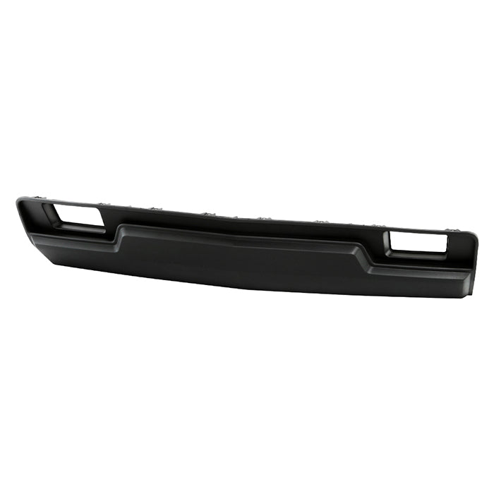Chevy Silverado 1500 14-15 Front Bumper Filler Panel w/o Skid Plate; w/ Tow Hooks; Black (Compatible w/o Impact Bar Skid Plate Models Only)