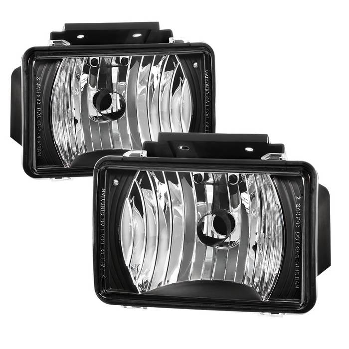 ( xTune ) Chevy Colorado 04-12 ( Won‘t Fit Xtreme Models ) / GMC Canyon 04-12 / Isuzu i-280 i-350 2006 / Isuzu i-290 i-370 OEM Style Fog Lights - Black