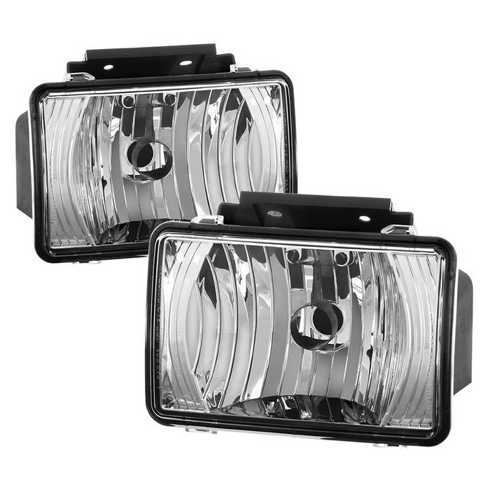 ( xTune ) Chevy Colorado 04-12 ( Won‘t Fit Xtreme Models ) / GMC Canyon 04-12 / Isuzu i-280 i-350 2006 / Isuzu i-290 i-370 OEM Style Fog Lights - Chrome