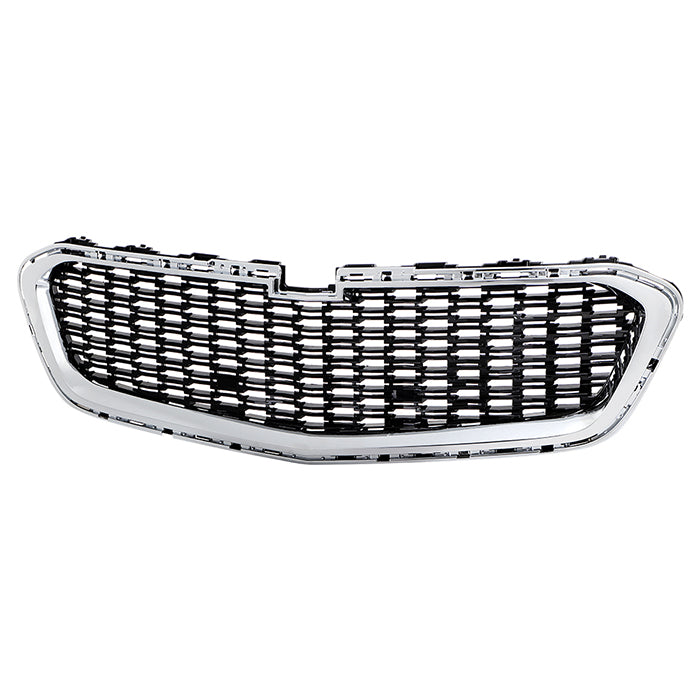 ( POE ) 2014-2016 Chevrolet Malibu Front Lower Grille Assembly - Fit:2014 Malibu Eco  2014-2015 Malibu LTZ  2014-2016 Malibu (submodel: LS  LT)  2016 Malibu Limited (submodel: LS  LT  LTZ)- Chrome OE# 22995179