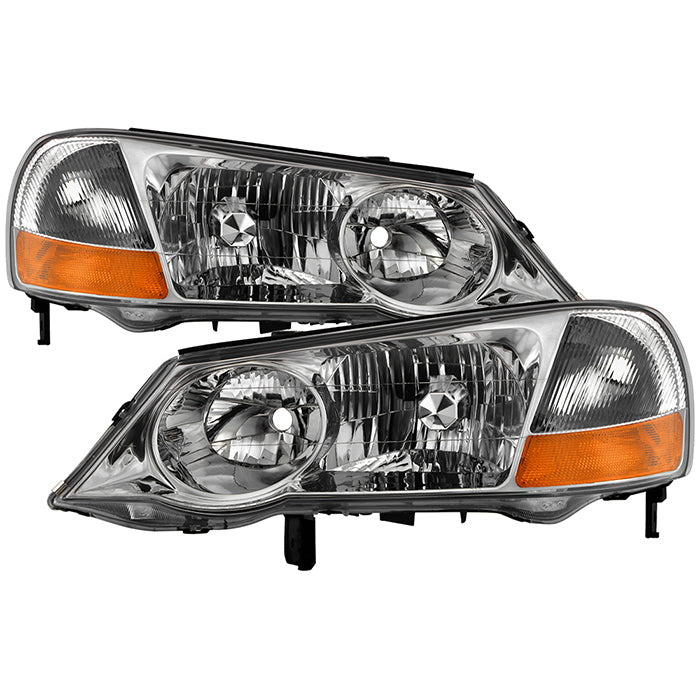 ( Akkon ) Acura TL 2002-2003 HID Model Only OEM Style headlights - Chrome