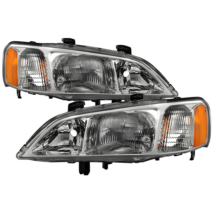 ( Akkon ) Acura TL 1999-2001 OEM Style headlights - Chrome