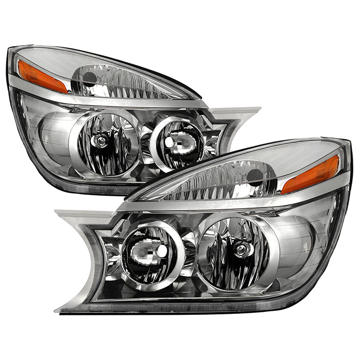 ( Akkon ) Buick Rendezvous 02-07 Crystal Headlights - Low Beam-HB4(Not Included) ; High Beam-HB3(Not Included) ; Signal-PY27/7W(Included) - Chrome