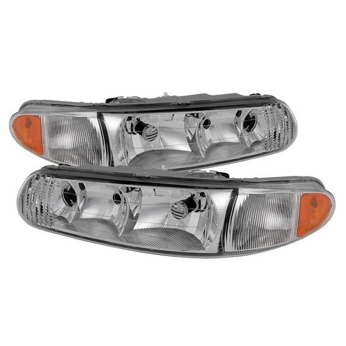 ( Akkon ) Buick Century 97-05 Regal 97-04 Crystal Headlights - Chrome