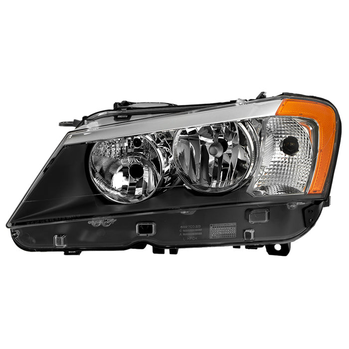( POE ) BMW X3 11-14 Halogen Headlight - OE Left (High/Low H7  Signal PY21W)