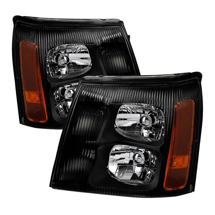 ( OE ) Cadillac Escalade (Halogen only) 2002 OEM Style Headlights - Black