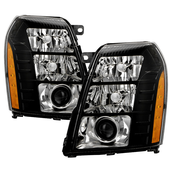( OE ) Cadillac Escalade & EVS 07-14 / Escalade EXT 07-13 HID Model only ( Do Not t Fit Halogen Models ) OEM Style Headlights - Black