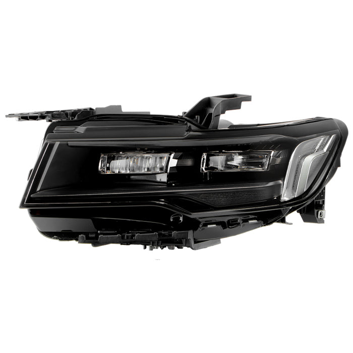 ( POE ) Cadillac Escalade 21-24 Sport / Sport Platinum From 2020-08-08) Full LED Dark Blue Bezel Headlight - OE Left