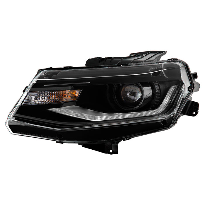 ( POE ) Chevy Camaro 16-18 HID non-AFS w/LED DRL / Ballast Headlight - Low Beam-D3S(Not Inclided) ; High Beam-D3S(Not Included) ; Signal-7440NA(Included) - OE Left