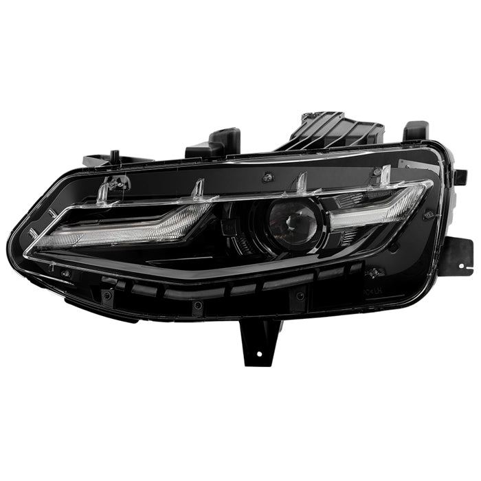 ( POE ) Chevy Camaro 19-24 1LT 2LT 3LT (Not Fit SS) Full LED Black Housing Headlight - OE Left