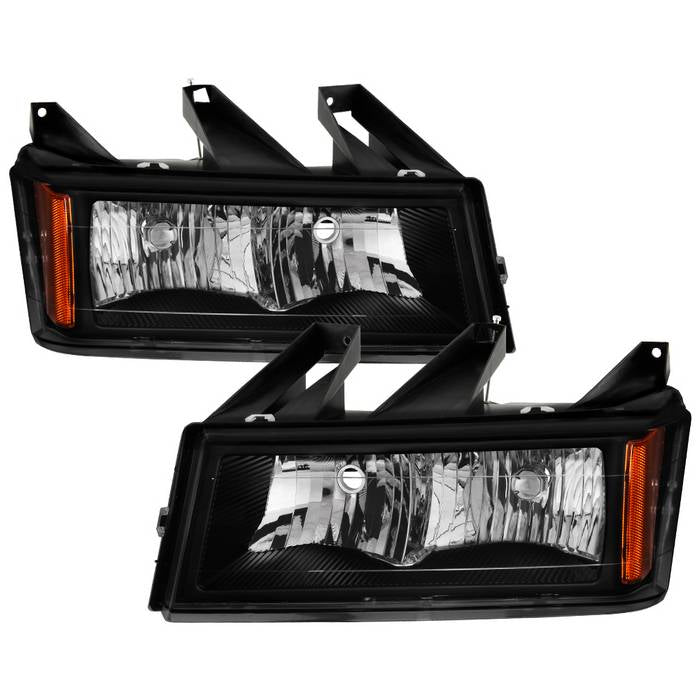 ( OE ) Chevy Colorado 04-12 / Canyon 04-12 / Isuzu i-208 i-350 2006 / Isuzu i-290 i-370 2007-2008 OEM Style headlights - Black
