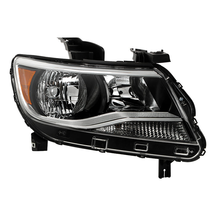 ( POE ) Chevy Colorado 2015-2021 Halogen Models Only ( Don‘t fit Xenon HID and Projector Models )  Passenger Side Headlight - Low Beam-H11(Included) ; High Beam-9005(Included) ; Signal-7444NA(Not Included) - OEM Right