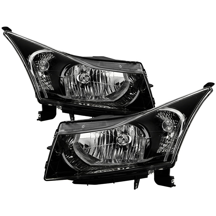 ( OE ) Chevy Cruze 11-15 Halogen Headlight - Low Beam-H4(Included) ; High Beam-H4(Included) ; Signal-PY21W(Included) - Black