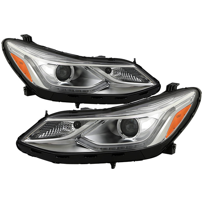 ( xTune ) Chevy Cruze 16-19 Sedan (LT / Premier / Desel only)   Hatchback 5Dr Halogen w/LED DRL Headlight - Low Beam-HB3(Not Included) ; High Beam-GB3(Not Included) ; Signal-7440A(Not Included) - Chrome