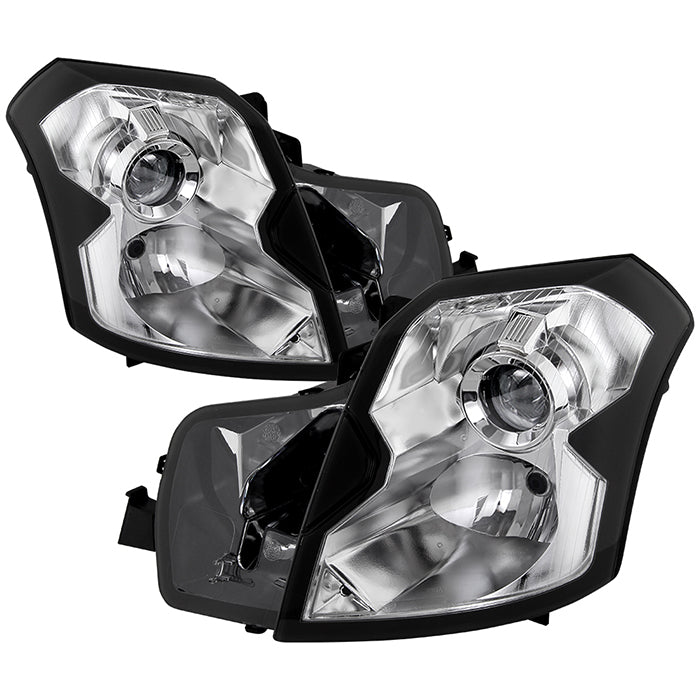 ( Akkon ) Cadillac CTS 03-07 Crystal Headlights - Halogen Model Only ( Not Compatible With Xenon/HID Model ) - Chrome