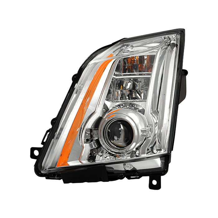 ( POE ) Cadillac CTS 08-14 Xenon HID w/AFS Projector Headlight - Low Beam-D1S(Not Included) ; High Beam-D1S(Not Included) ; Signal-PH24WY(Included) - OE Left