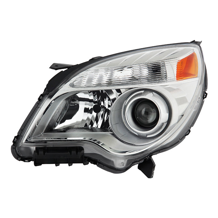 ( Akkon ) Chevy Equinox LTZ Halogen Only 2010-2017 ( Will Not Fit LS LT and HID Models ) Driver Side Headlight - Left - Low Beam-H11(Not Included) ; High Beam-HB3(Not Included) ; Signal-7444NA(Included)
