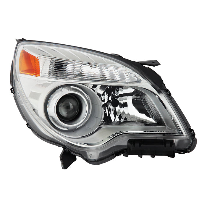 ( Akkon ) Chevy Equinox LTZ Halogen only 2010-2017 ( Will Not Fit LS LT and HID Models ) Passenger Side Headlight - Right - Low Beam-H11(Not Included) ; High Beam-HB3(Not Included) ; Signal-7444NA(Included)