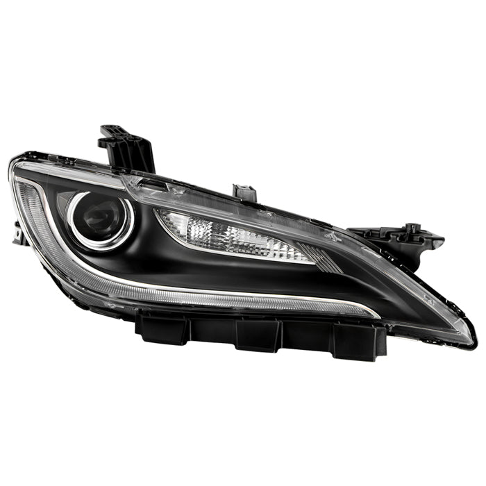 ( POE ) Chrysler 200 15-17 Halogen w/ LED DRL Chrome Trim 8 pins Headlight - OE Right