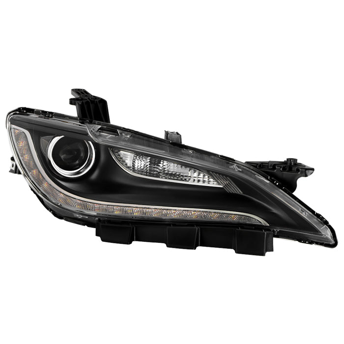 ( POE ) Chrysler 200 15-17 HID w/ LED DRL Black Trim (To 7-31-16) Headlight - OE Black Right