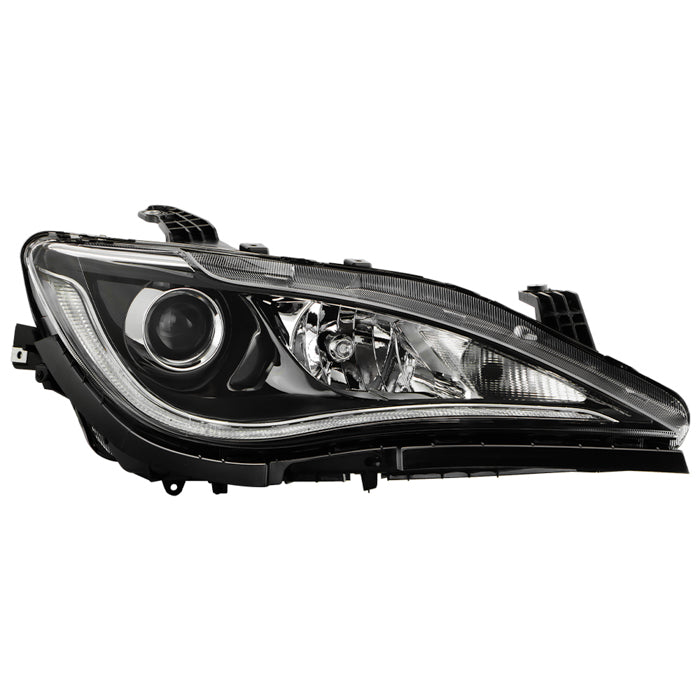 ( POE ) Chrysler Pacifica 17-20 HID w/ LED DRL Black Trim Headlight - OE Right