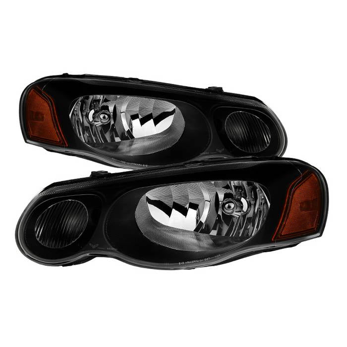 ( Akkon ) Chrysler Sebring Convertible & Sedan 04-06 ( Does not fit 2 door ) OEM Style Headlights - Black