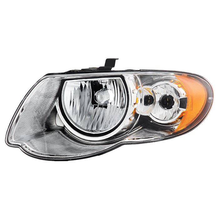 ( OE ) Chrysler Town & Country 05-07 (With Long Wheel Base Models) Driver Side Headlights - Low Beam-H11(Not Included) ; High Beam-H11(Not Included) ; Signal-3157A(Included) - OEM Left