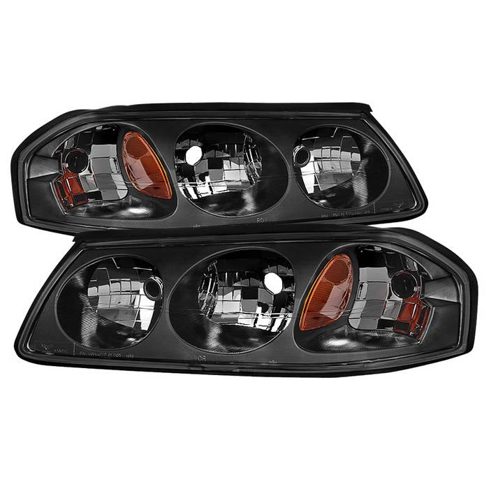 ( OE ) Chevrolet Impala 00-04 OEM Headlamps - Black