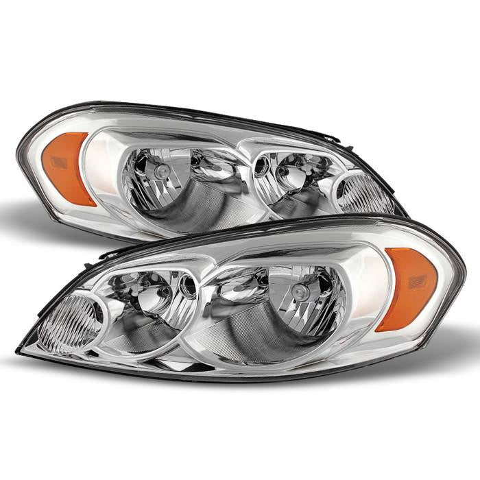 ( OE ) Chevy Impala 06-13 Monte Carlo 06-07 Crystal Headlights - Chrome