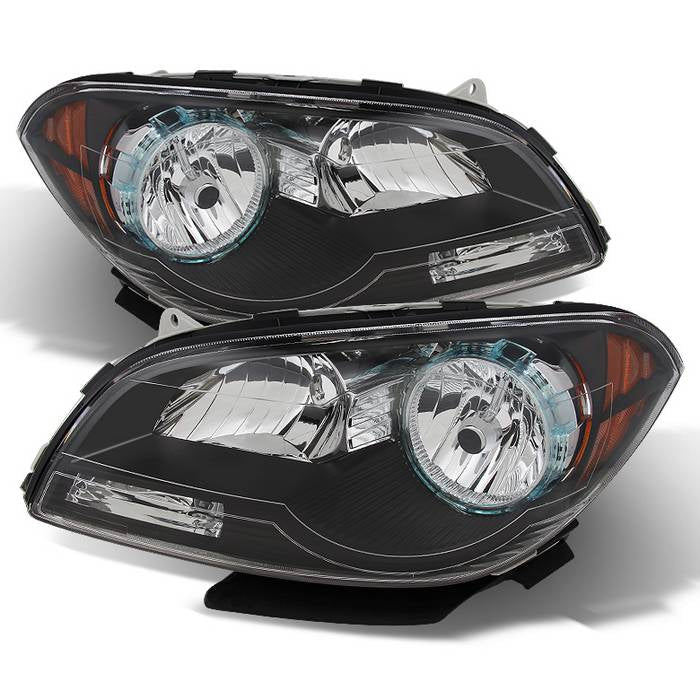 ( xTune ) Chevy Malibu 2008-2012 Crystal Headlights - Black